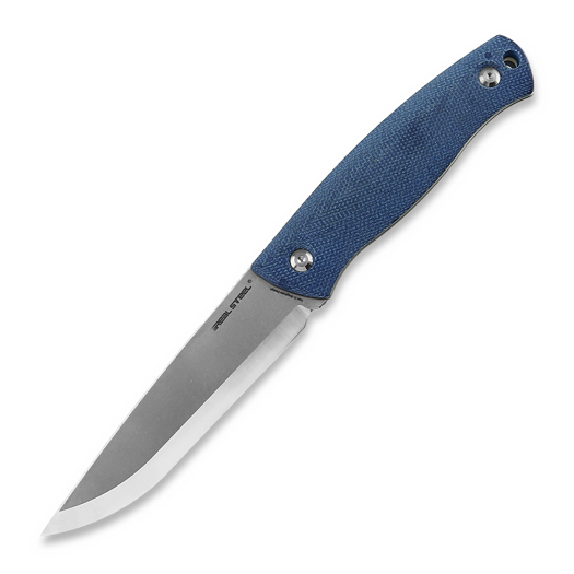 RealSteel Pathfinder Fixed, Denim Micarta 3851D