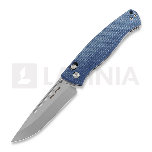 RealSteel Pathfinder Folder, Denim Micarta 7851D