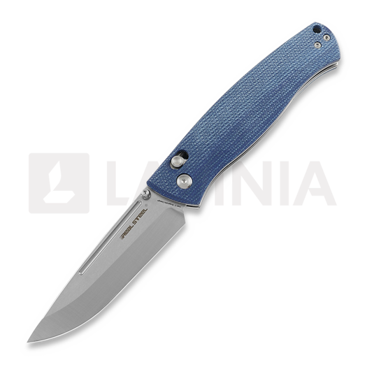 RealSteel Pathfinder Folder, Denim Micarta 7851D