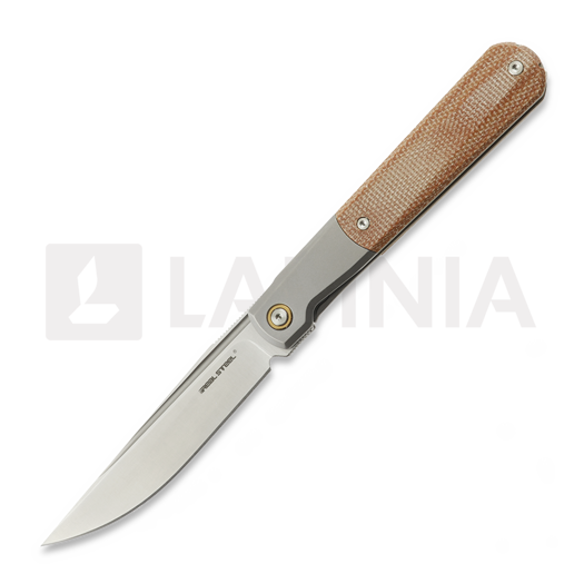RealSteel Real Barlow RB-7, Titanium & Natural Micarta 7892
