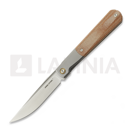 RealSteel Real Barlow RB-7, Titanium & Natural Micarta 7892