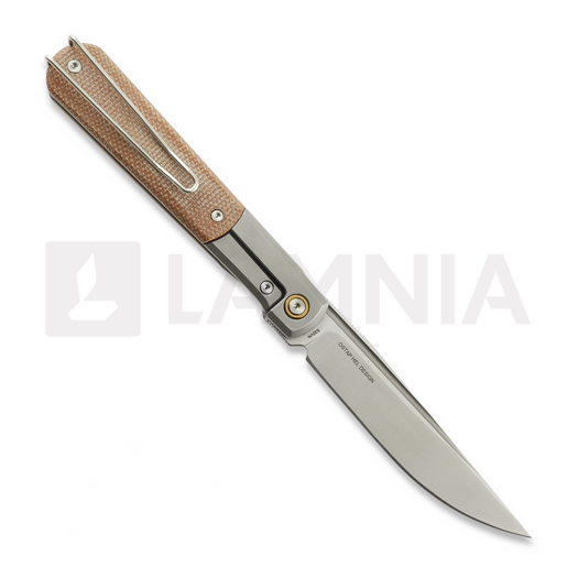 RealSteel Real Barlow RB-7, Titanium & Natural Micarta 7892