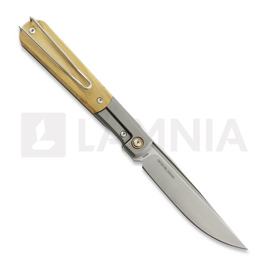 RealSteel Real Barlow RB-7, Titanium & Olive Wood 7893