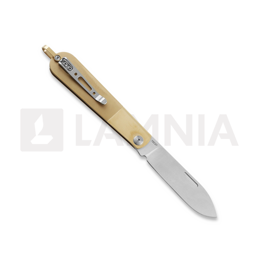 RealSteel RealBarlow RB-3 Drop Point sulankstomas peilis, Rose Gold 8341G