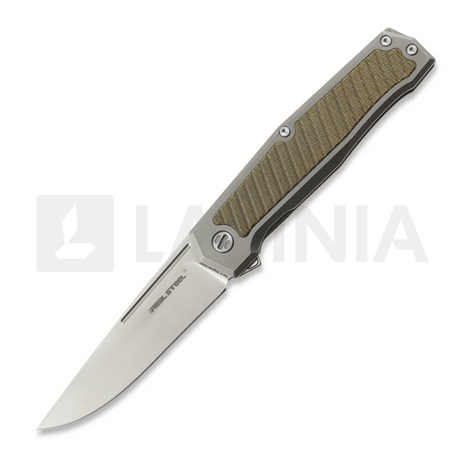 RealSteel Rokot Premium, Titanium & Green Micarta 7645G