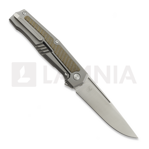 RealSteel Rokot Premium, Titanium & Green Micarta 7645G