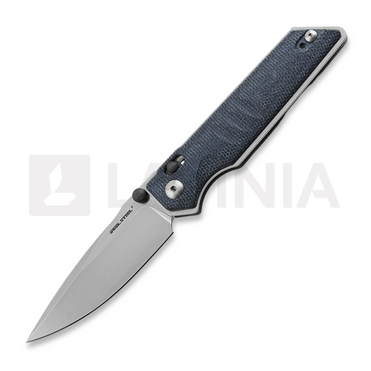 RealSteel Sacra 접이식 나이프, Denim Micarta 7711D
