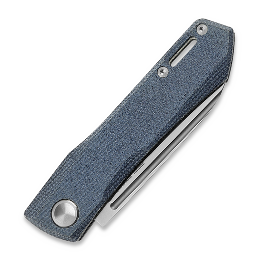 RealSteel Solis, Denim Micarta, Satin 7065DM