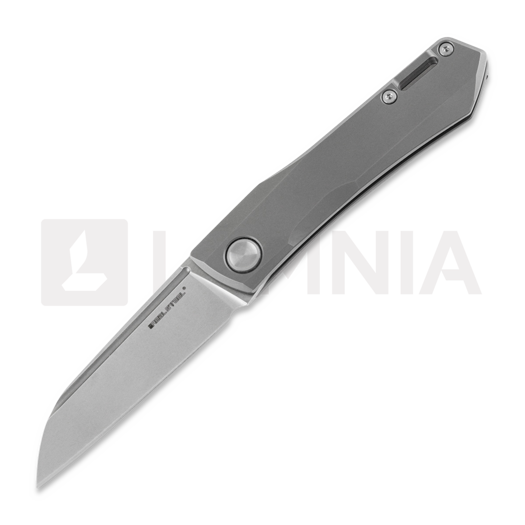 RealSteel Solis folding knife, titanium beadblast 7061S