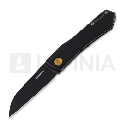 RealSteel Solis összecsukható kés, titanium golden 7063G