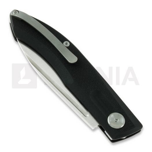 RealSteel Stella kääntöveitsi, Black G-10, Satin 7051