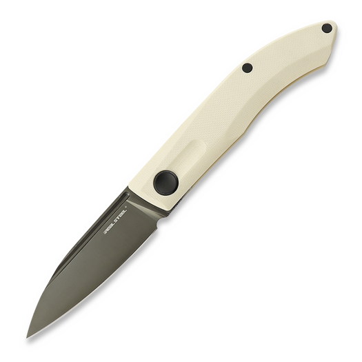 RealSteel Stella Lux, Ivory G-10, Black DLC 7041Z2
