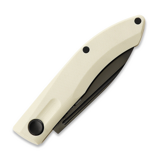 RealSteel Stella Lux, Ivory G-10, Black DLC 7041Z2