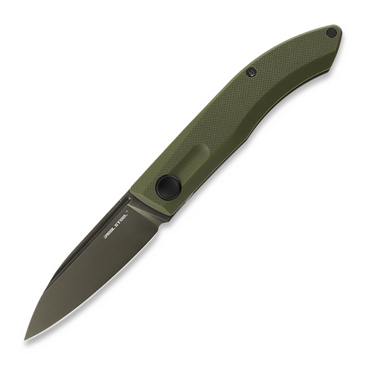 RealSteel Stella Lux, OD Green G-10, Black DLC 7041Z3