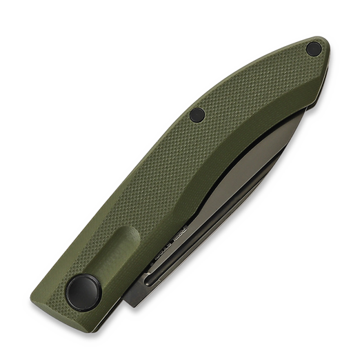 RealSteel Stella Lux, OD Green G-10, Black DLC 7041Z3