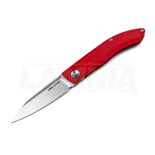 RealSteel Stella Taschenmesser, Red/Satin 7058