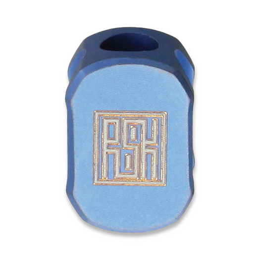 RealSteel Ti Lanyard Bead hexagon, azul L1101