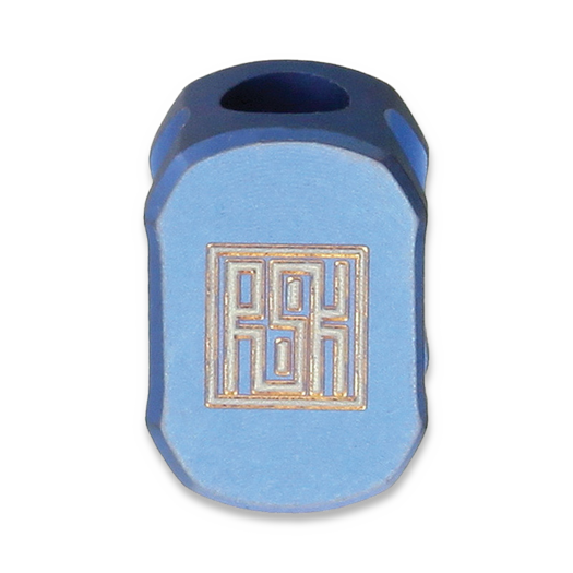 RealSteel Ti Lanyard Bead hexagon, kék L1101