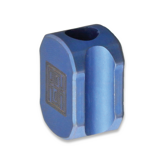 RealSteel Ti Lanyard Bead hexagon, bl&aring; L1101