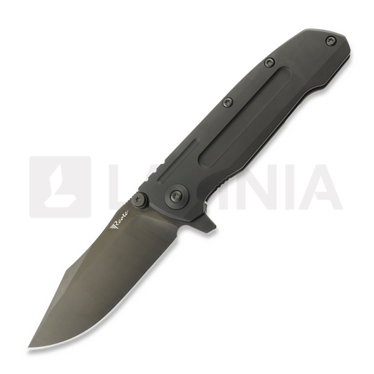 Reate 9D-V2 folding knife, Black Titanium, Black DLC
