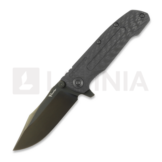 Складний ніж Reate 9D-V2, Black Titanium/Carbon Fiber, Black DLC