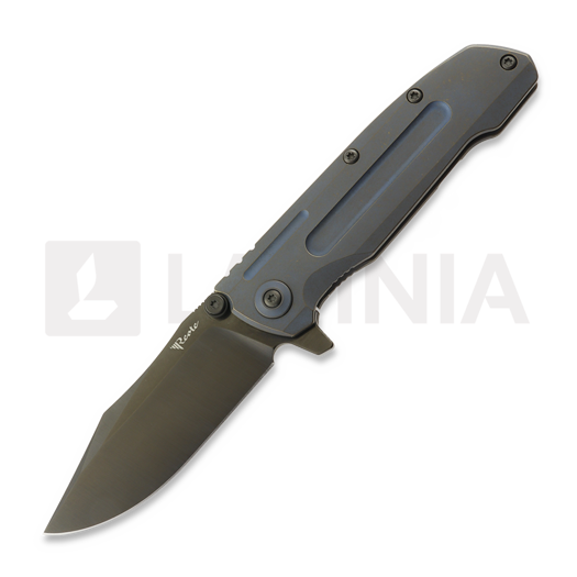 Reate 9D-V2 vouwmes, Bronze Blue Titanium, Black DLC