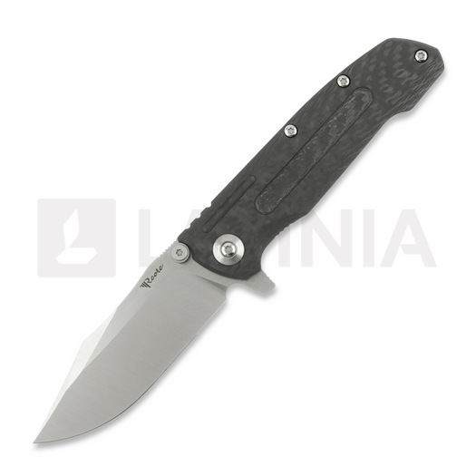 Reate 9D-V2 fällkniv, Gray Titanium/Carbon Fiber, Satin