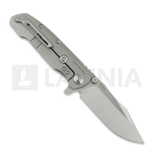 Reate 9D-V2 sulankstomas peilis, Gray Titanium/Carbon Fiber, Satin