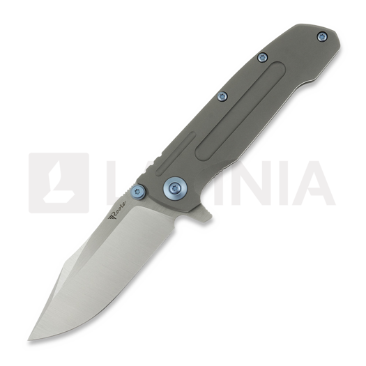 Складний ніж Reate 9D-V2, Titanium/Blue Hardware, Satin