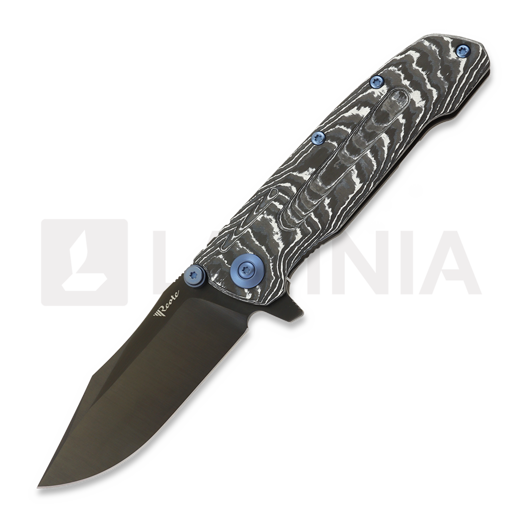 Складний ніж Reate 9D-V2, White Storm Fat Carbon, Black DLC