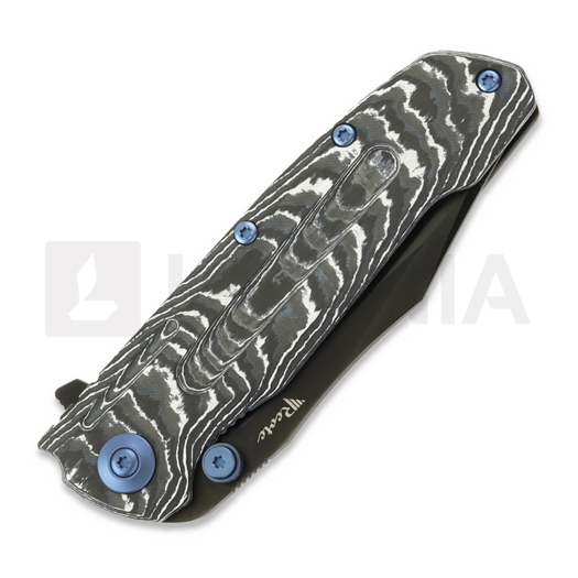 Складний ніж Reate 9D-V2, White Storm Fat Carbon, Black DLC
