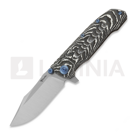 Складний ніж Reate 9D-V2, White Storm Fat Carbon, Satin
