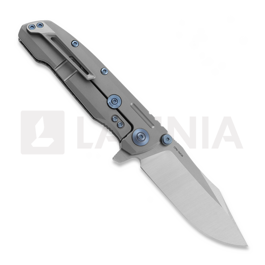 Nóż składany Reate 9D-V2, White Storm Fat Carbon, Satin