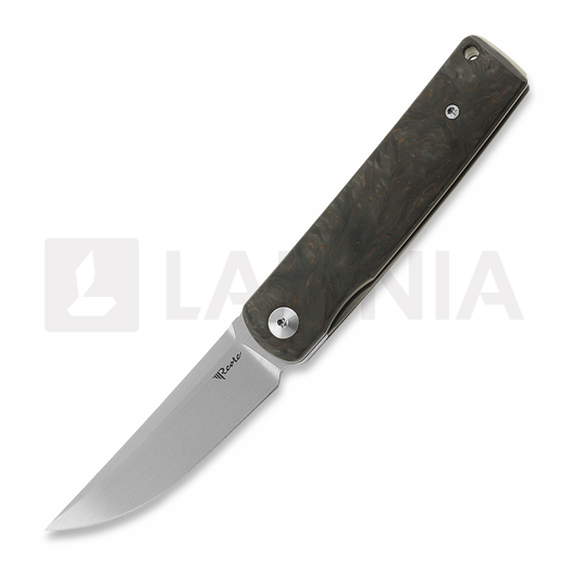 Reate Bushido összecsukható kés, copper dark matter fat carbon