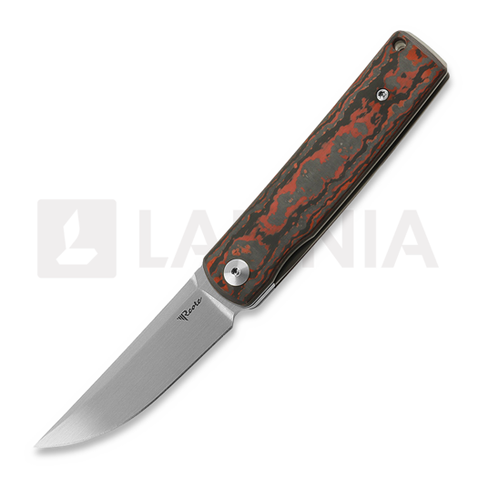 Coltello pieghevole Reate Bushido, lava flow fat carbon