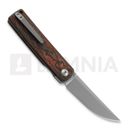 Reate Bushido sulankstomas peilis, lava flow fat carbon