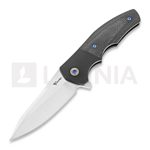 Couteau pliant Reate Crossroads Carbon Fiber, noir