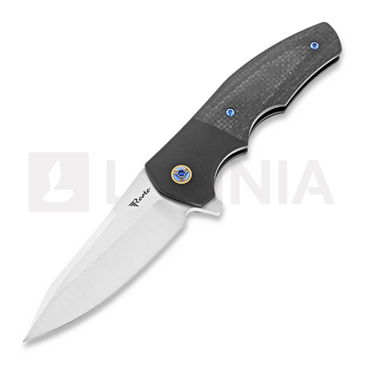 Reate Crossroads Carbon Fiber kääntöveitsi, musta