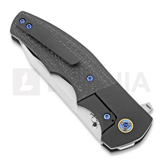 Reate Crossroads Carbon Fiber sulankstomas peilis, juoda