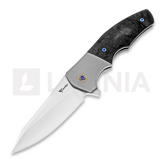 Reate Crossroads Marbled Carbon Fiber fällkniv, grå