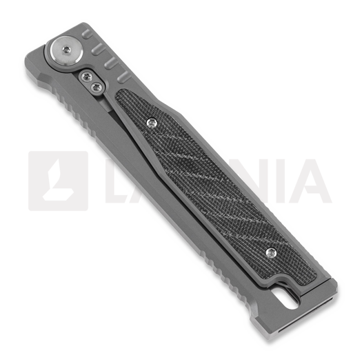 Reate EXO Drop Point 刀, black micarta