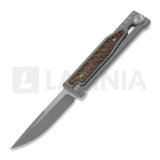 Reate EXO Drop Point סכין, burlap micarta