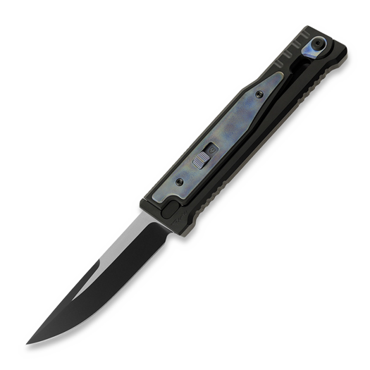 Reate EXO Drop Point PVD, Blue Heat Color Titanium