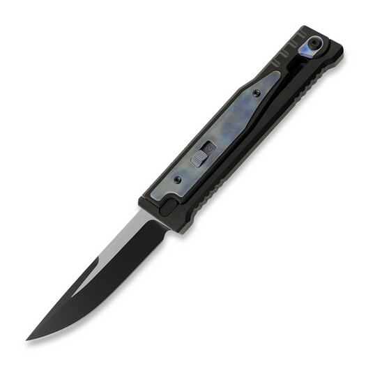 Reate EXO Drop Point PVD, Blue Heat Color Titanium