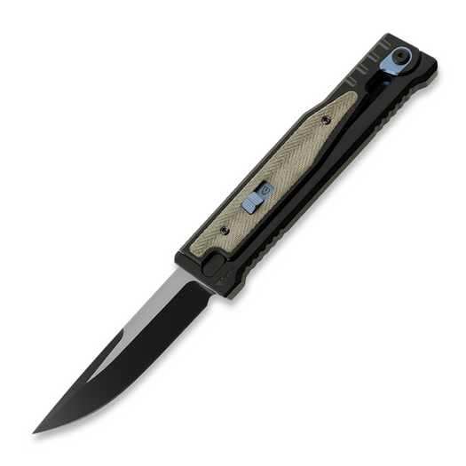 Reate EXO Drop Point PVD, Green Micarta