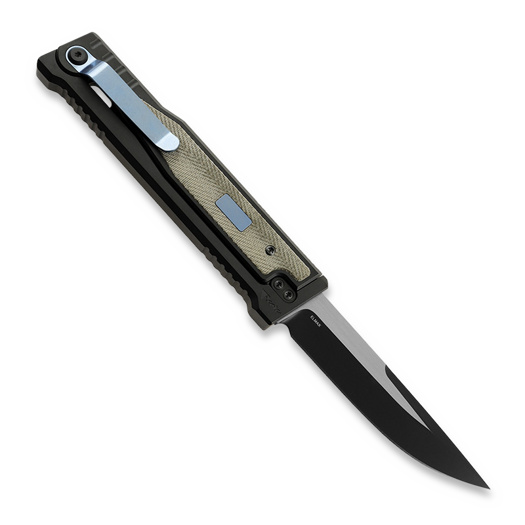 Reate EXO Drop Point PVD, Green Micarta