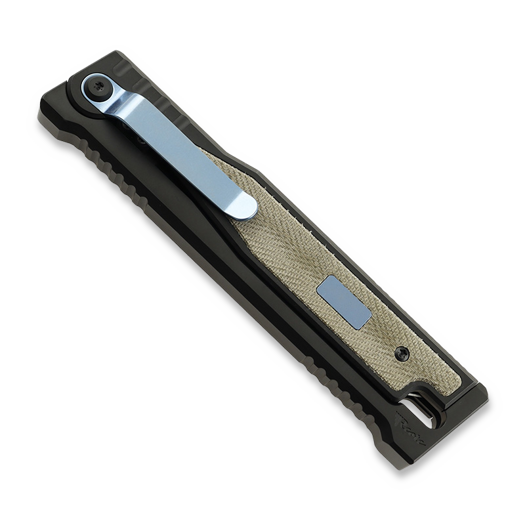 Reate EXO Drop Point PVD, Green Micarta