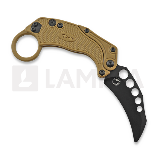 Сгъваем нож Reate EXO-K Black PVD, зелен