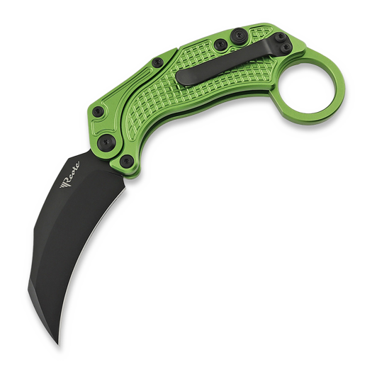Reate EXO-K Black PVD fällkniv, grön