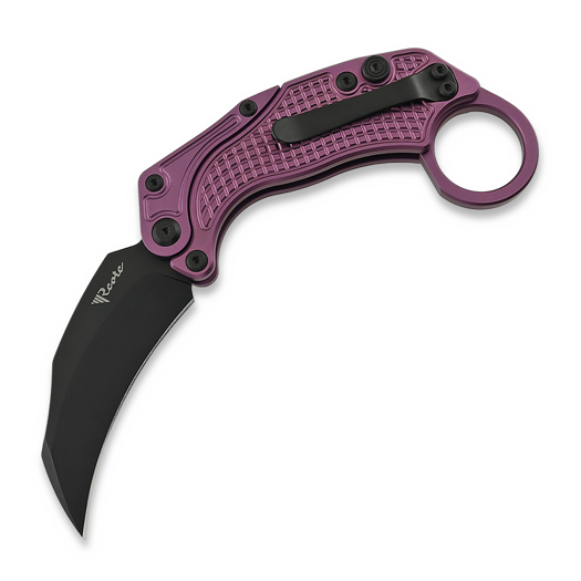 Складний ніж Reate EXO-K Black PVD, пурпуро́вий